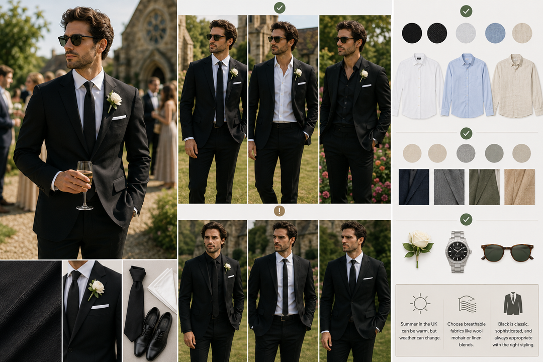 Can You Wear a Black Suit to a Summer Wedding in the UK? SGE Answered