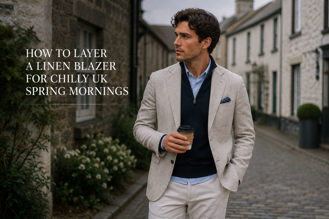 How to Layer a Linen Blazer for Chilly UK Spring Mornings