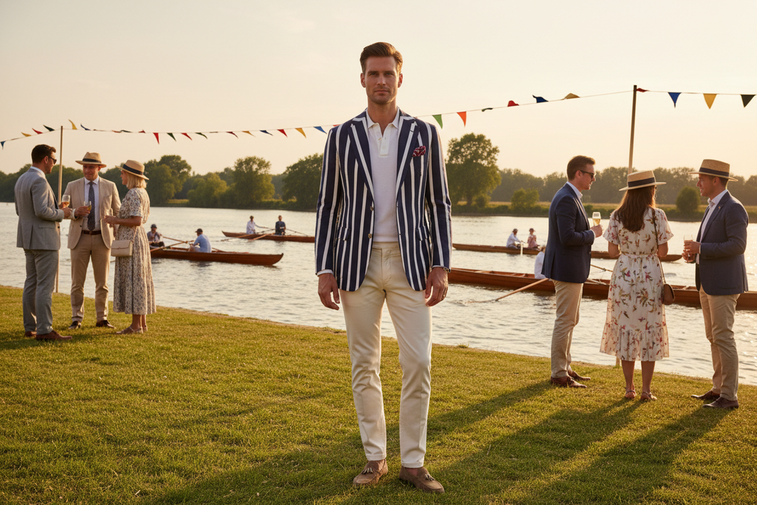 How to Wear a Blazer over a Polo Shirt: The Ultimate Henley Regatta Look