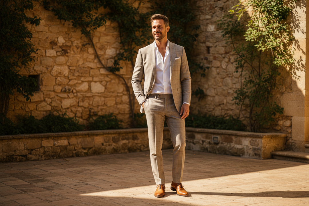 How to Choose a Lightweight Suit for a Destination Wedding from the UK