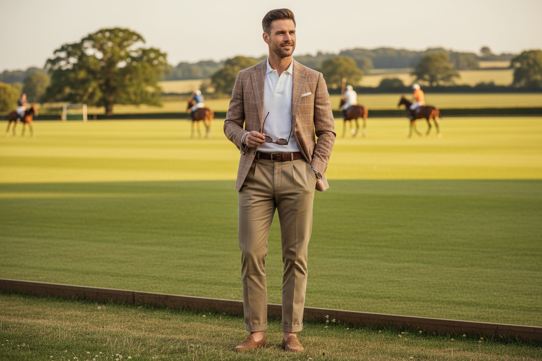 What Men Should Wear to a Polo Match in the British Countryside