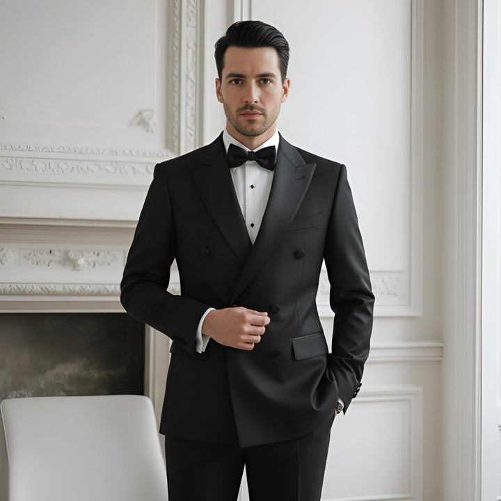Men's Black Tie Wedding Suits