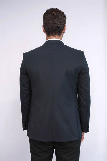 Men’s Midnight Navy Slim Fit 2-Piece Blazer & Waistcoat Set