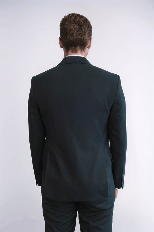 Men’s Jet Black Slim Fit Notch Lapel Sport Blazer
