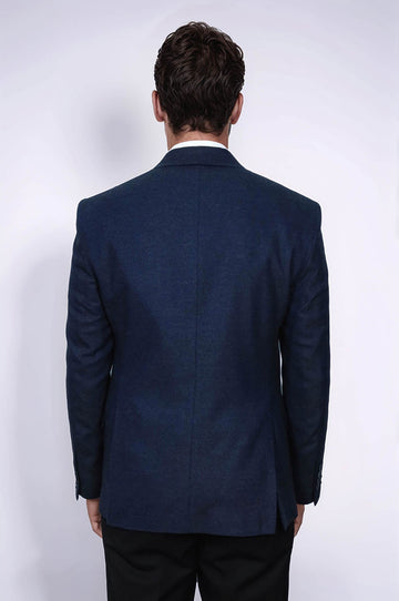 Men’s Midnight Navy Plain Slim Fit Blazer