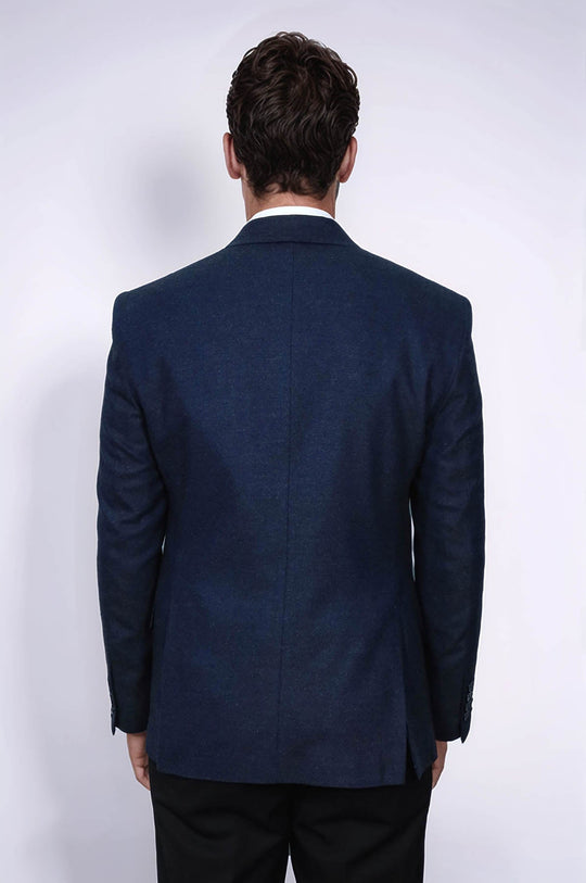 Men’s Midnight Navy Plain Slim Fit Blazer