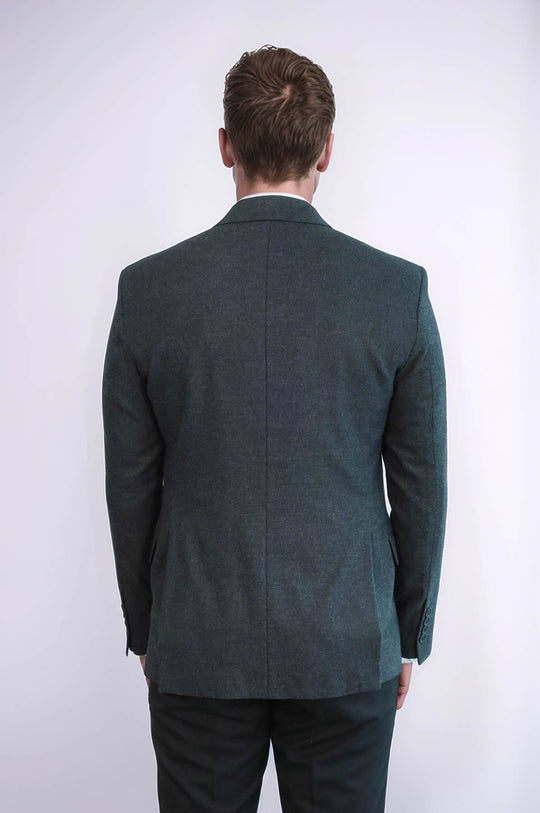 Men’s Slate Anthracite Slim Fit Notch Lapel Sport Blazer