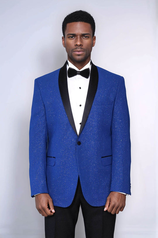 Men’s Midnight Navy Slim Fit Shawl Lapel Luxury Dinner Jacket