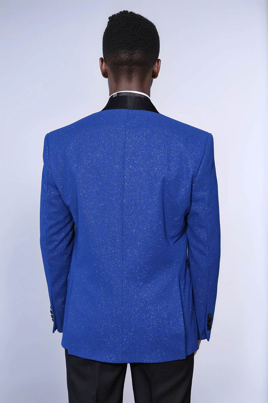 Men’s Midnight Navy Slim Fit Shawl Lapel Luxury Dinner Jacket