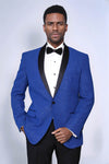 Men’s Midnight Navy Slim Fit Shawl Lapel Luxury Dinner Jacket