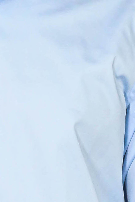 Men's Sky Blue Cotton Satin Slim Fit Shirt – Wessi