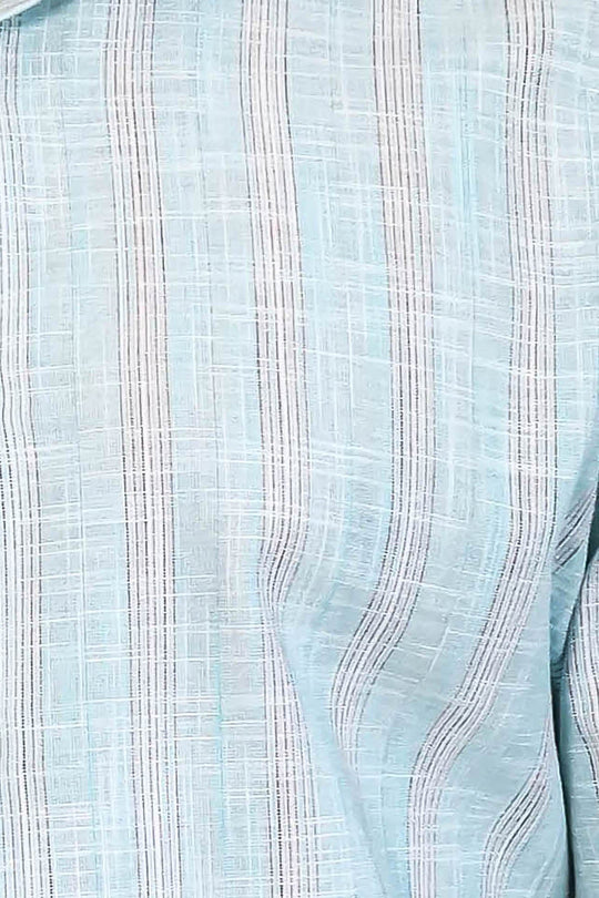 Slim Fit Green Checked Cotton Shirt — Wessi