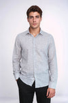 Men's Black Slim Fit Plaid Cotton Shirt | Wessi