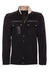 Brown Slim Fit Fur Collar Zip Pocket Coat | Wessi
