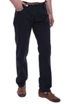 Black Slim Fit Plain Covered Pocket Suede-Touch Cotton Trousers – Wessi