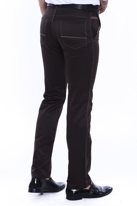 Cream Slim Fit Plain Canvas Pocket Trousers – Wessi