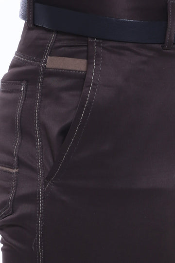 Cream Slim Fit Plain Canvas Pocket Trousers – Wessi