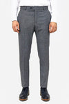 Anthracite Slim Fit Plain Dress Trousers – Wessi