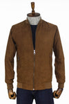 Beige Slim Fit Zip Pocket Bomber Jacket – Wessi