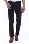Brown Slim Fit Plain Gabardine Pocket Trousers – Wessi