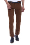 Tan Slim Fit Plain Gabardine Trousers – Wessi