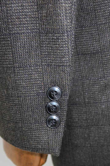 Black Slim Fit Hidden Button Peak Lapel Short Coat | Wessi