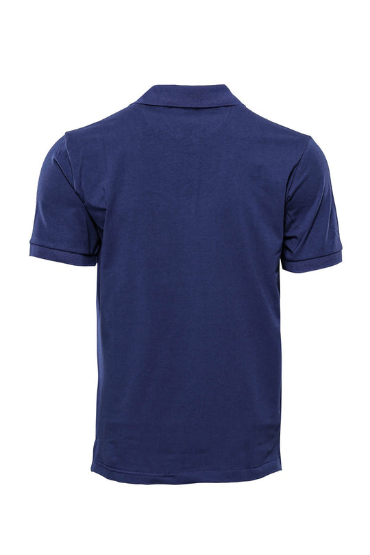 Slim Fit Sky Blue Polo Collar T-Shirt — Wessi