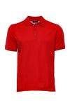 Men's Red Slim Fit Polo Collar T-Shirt | Wessi