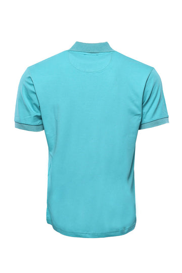 Slim Fit Green Polo Collar T-Shirt — Wessi