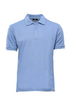 Slim Fit Blue Oxford Polo Collar T-Shirt — Wessi