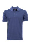 Slim Fit Navy Oxford Polo Collar T-Shirt — Wessi