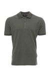 Men's Khaki Slim Fit Polo Collar T-Shirt | Wessi