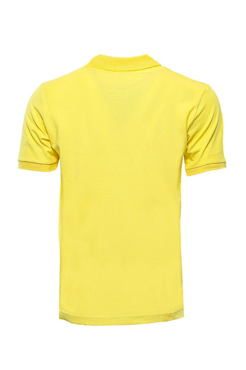 Slim Fit Yellow Oxford Polo Collar T-Shirt — Wessi