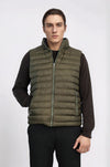 Green Reversible Slim Fit Quilted Gilet – Wessi