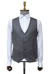 4-Button Slim Fit Anthracite Waistcoat | Wessi