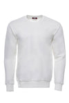 Cream Slim Fit Crew Neck Plain Sweatshirt | Wessi