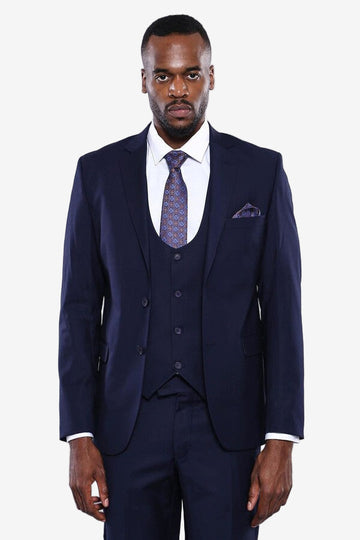 Men's Admiral Navy Classic 3-Piece Slim Fit Suit