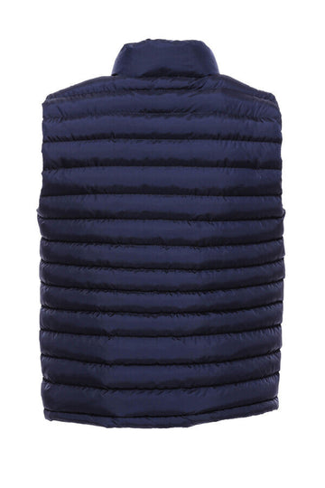 Navy Blue Quilted Zip-Up Gilet – Wessi
